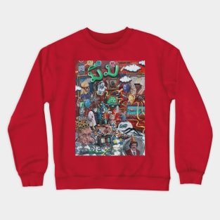 Your Memories Are Lies XXV: Meme Museum | Inside An Apocalyptic Labyrinth | Fantasy VS Reality | Original Tyler Tilley Crewneck Sweatshirt